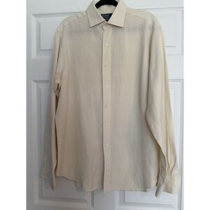 Polo Ralph Lauren Regent Classic Fit L Cream Regent Classic Fit Long Sleeve